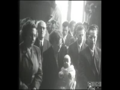 Edegem: viering 10 000ste inwoner op 1 september 1957