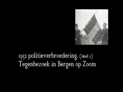 Edegemse politie wordt officieel ontvangen door de politie in Bergen op Zoom (NL)