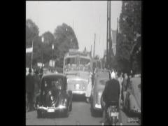 Edegem: verkeerstelling omstreeks 1957 door scouts