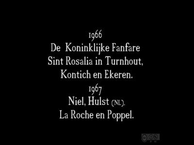 Edegem: Koninklijke Fanfare Sint Rosalia (5) Turnhout 1966, Hulst 1967