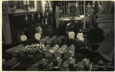 Edegem: begrafenis slachtoffers 5 april 1943