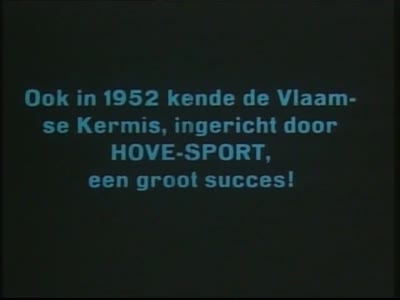 Hove: Vlaamse kermis Hove Sport