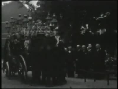 Kontich: Begrafenis burgemeester De Coninck kontich 1917-07-18 fotograaf Beniest