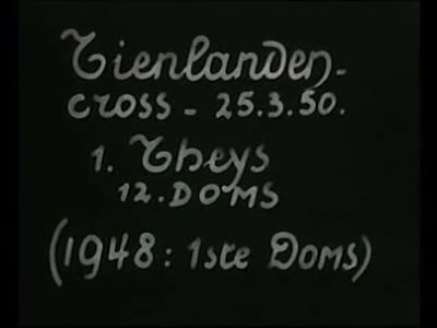 Kontich: Tienlandencross 25 03 1950; 1) Theys, 12) Doms (1948 : 1e John Doms)