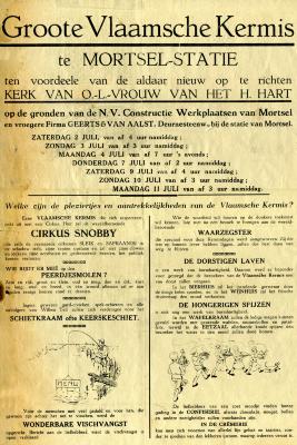 Mortsel: Vlaamse Kermis 1932 - Programmaboekje Hopsa-Sa - pagina 2 - programma.