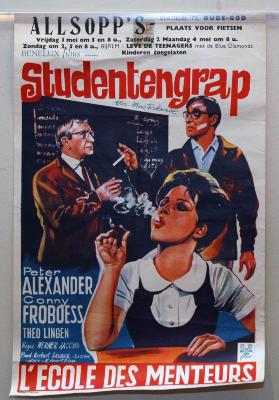 Mortsel: Allsopps cinema 1964 - Filmaffiche Studentengrap