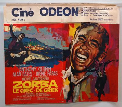 Mortsel: Ciné Odeon 1965 - Filmaffiche  Zorba De Griek