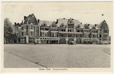 Mortsel: Gebouwencomplex Gemeenteplein ca. 1947